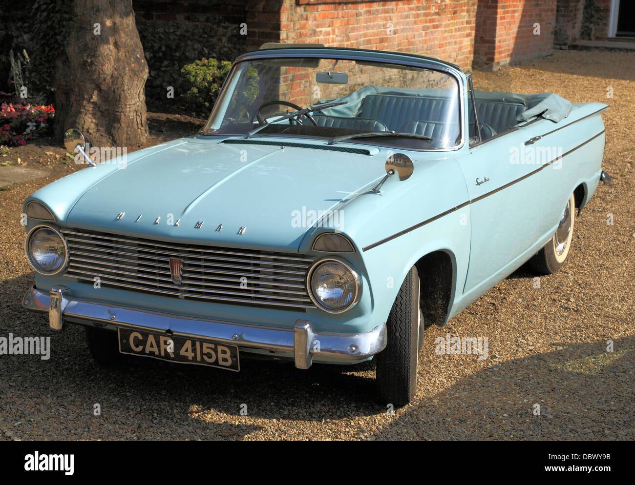 Hillman Super Minx, 1960 vintage motor car, en voitures classiques Hillmans véhicules décapotables, convertibles, England UK Banque D'Images
