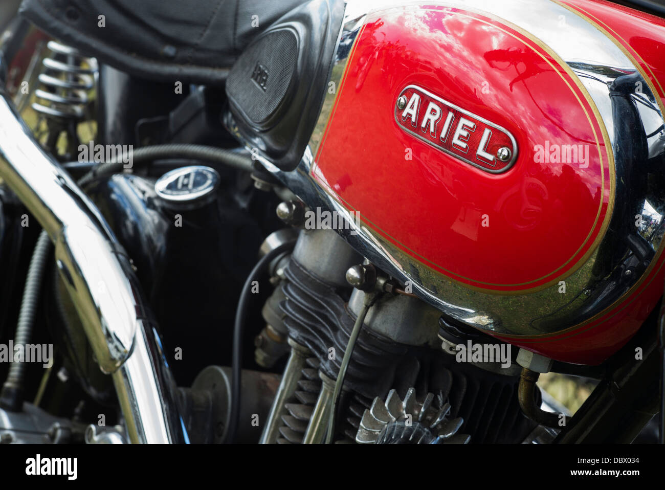 Ariel Moto. Moto classique britannique Banque D'Images