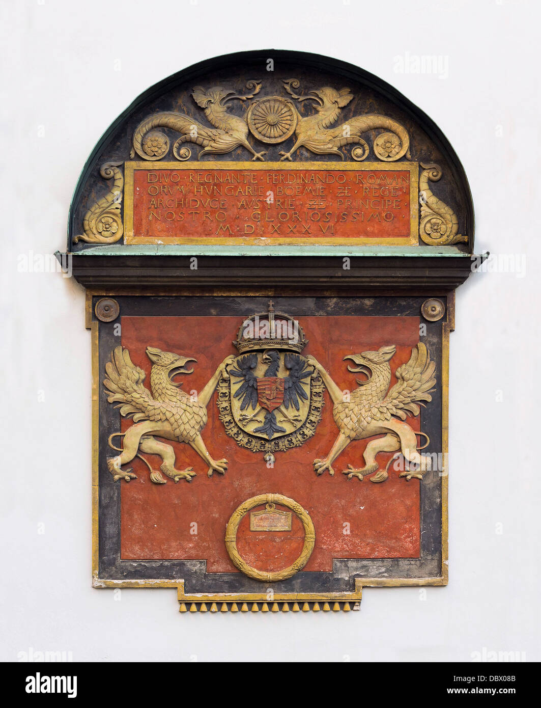 L'AOC de la plus tard, Ferdinand I, empereur romain saint, frère de Charles V, en tant que roi des Romains, de Hongrie, de Bohême, et une Banque D'Images