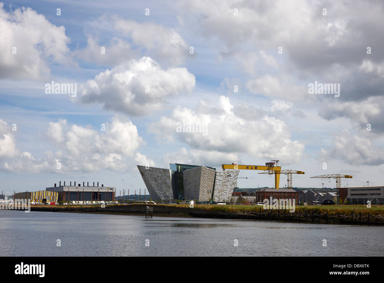 Belfast titanic museum et queens island titanic trimestre Irlande du Nord UK Banque D'Images