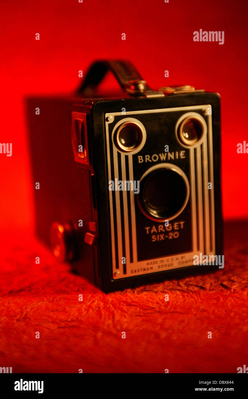 Appareil photo KODAK BROWNIE VINTAGE Banque D'Images