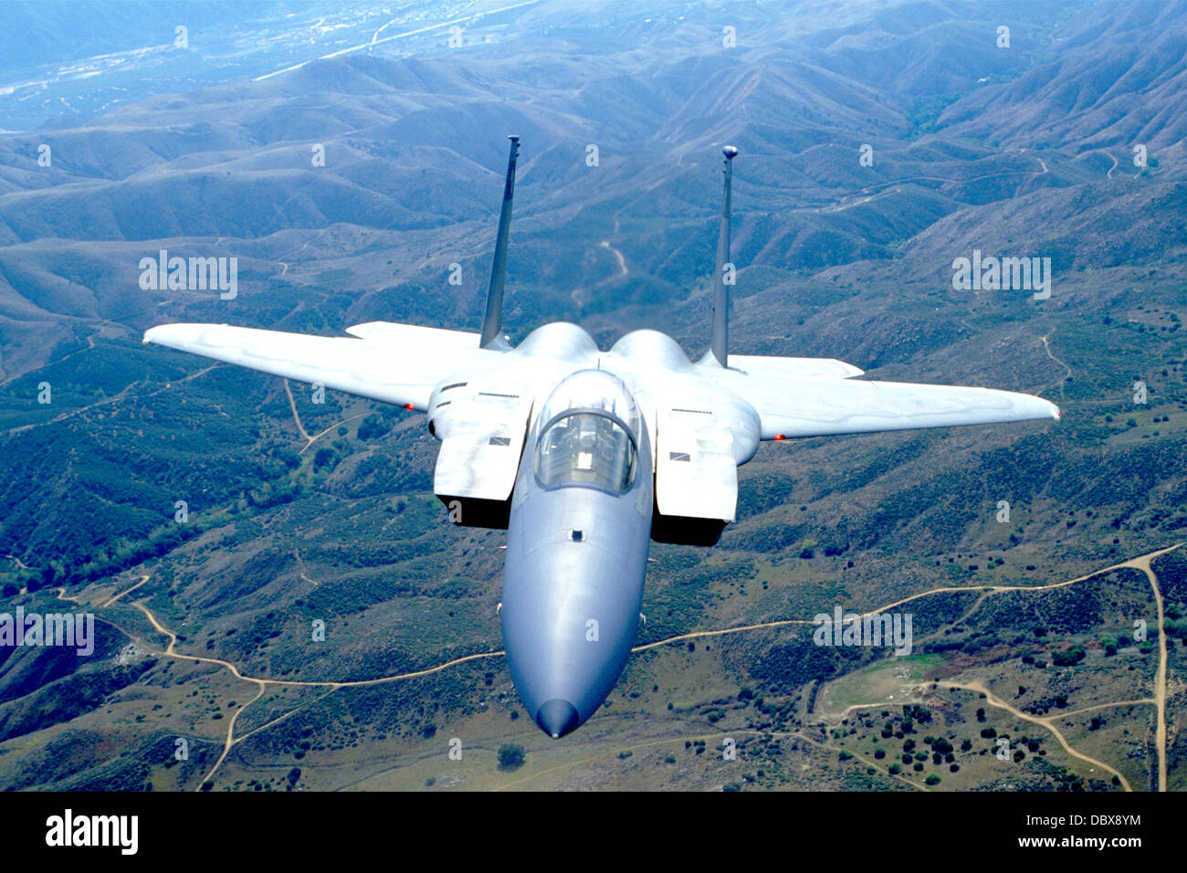 En avion de chasse F-15 Eagle Banque D'Images