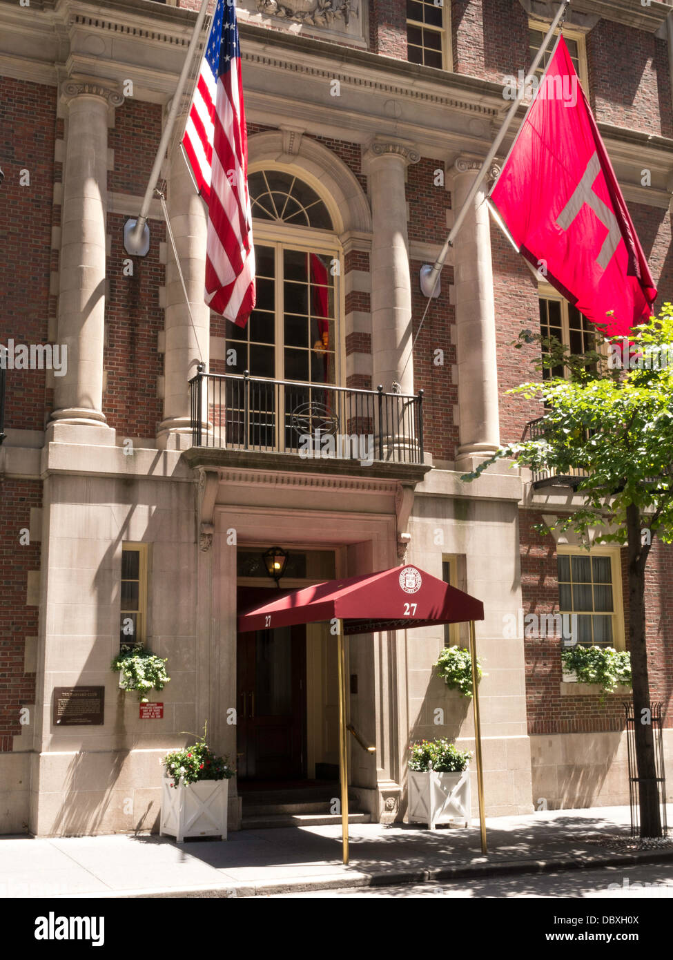 Le Harvard Club de New York 2013 Banque D'Images Le Harvard Club de New York 2013 Banque D'Images