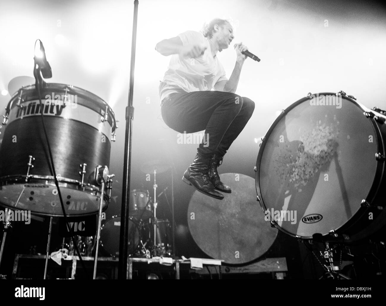 Imagine Dragons en live au Metro à Chicago, IL Banque D'Images