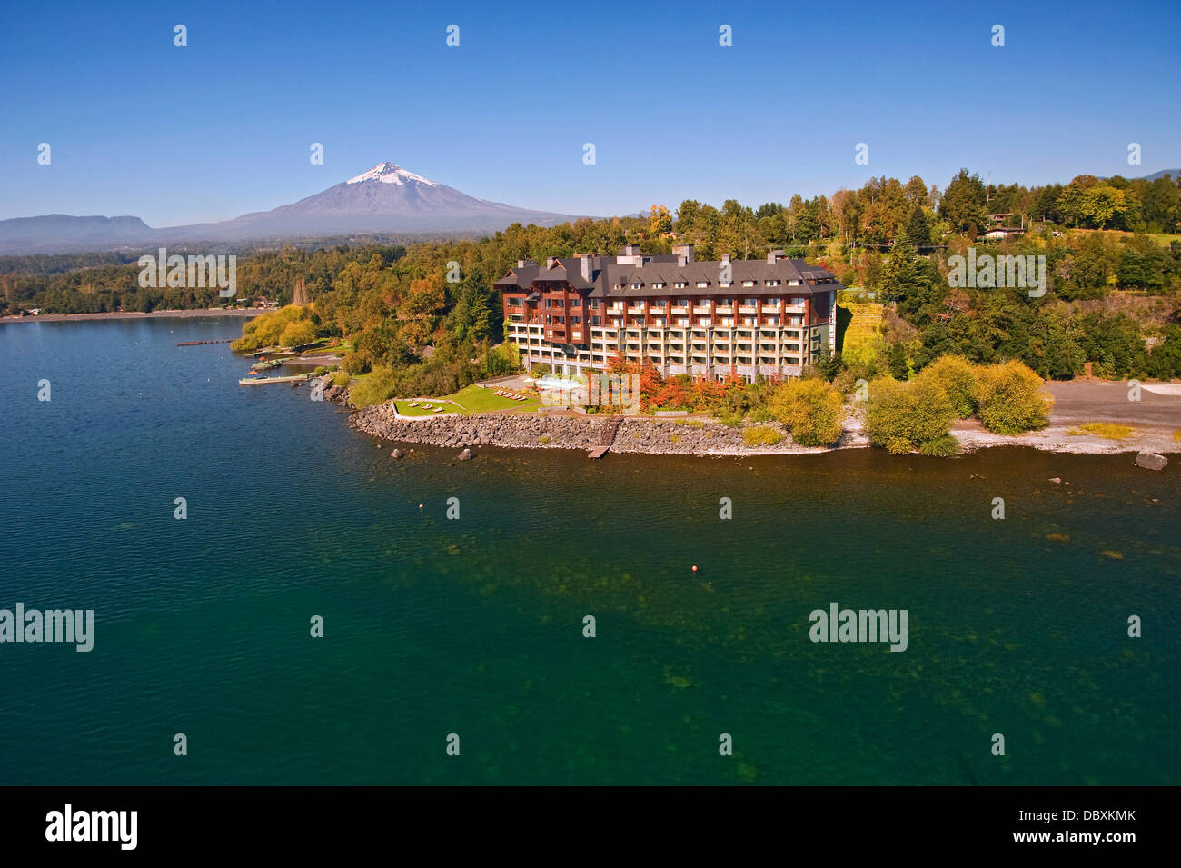 Villarrica park Lake hotel Banque D'Images