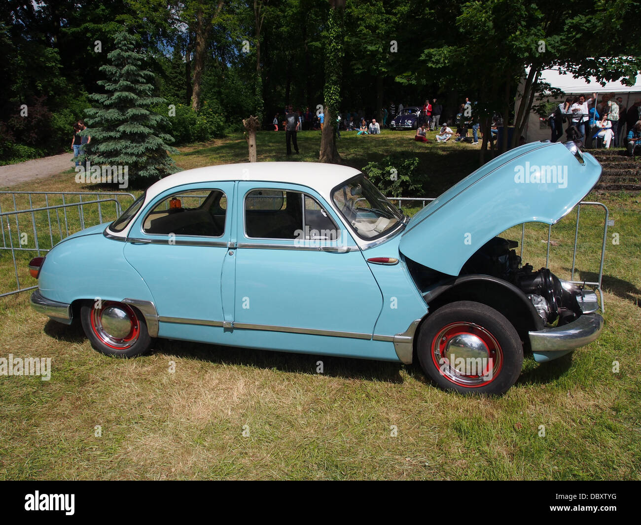 Panhard Dyna Z12 ouvrir le capot, 5 Banque D'Images