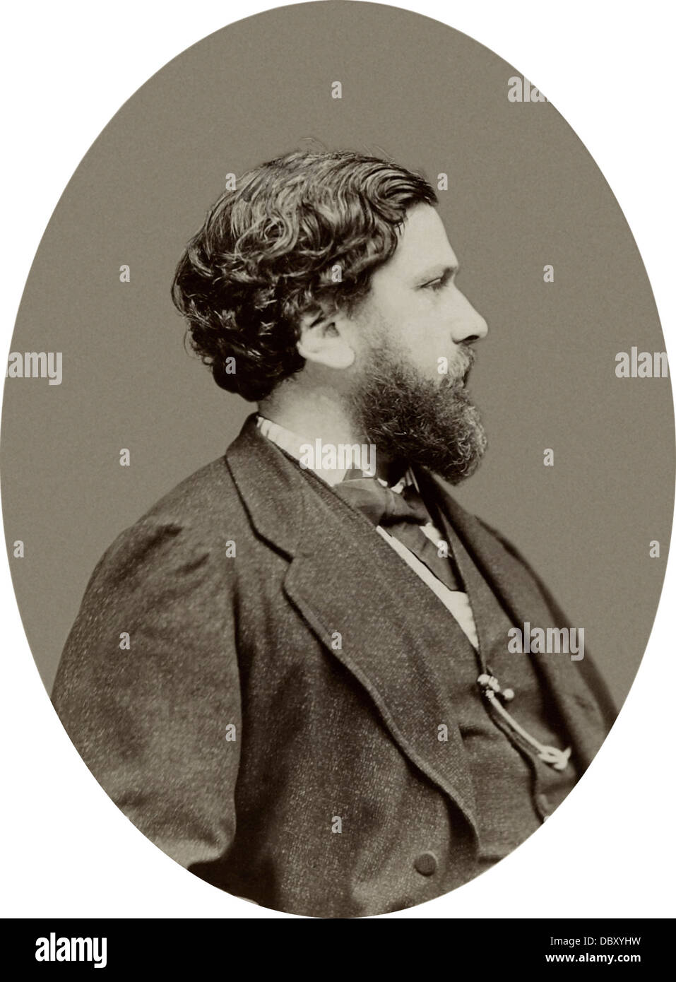 Philippe Burty (1830 - 1890), les critiques d'art français Banque D'Images
