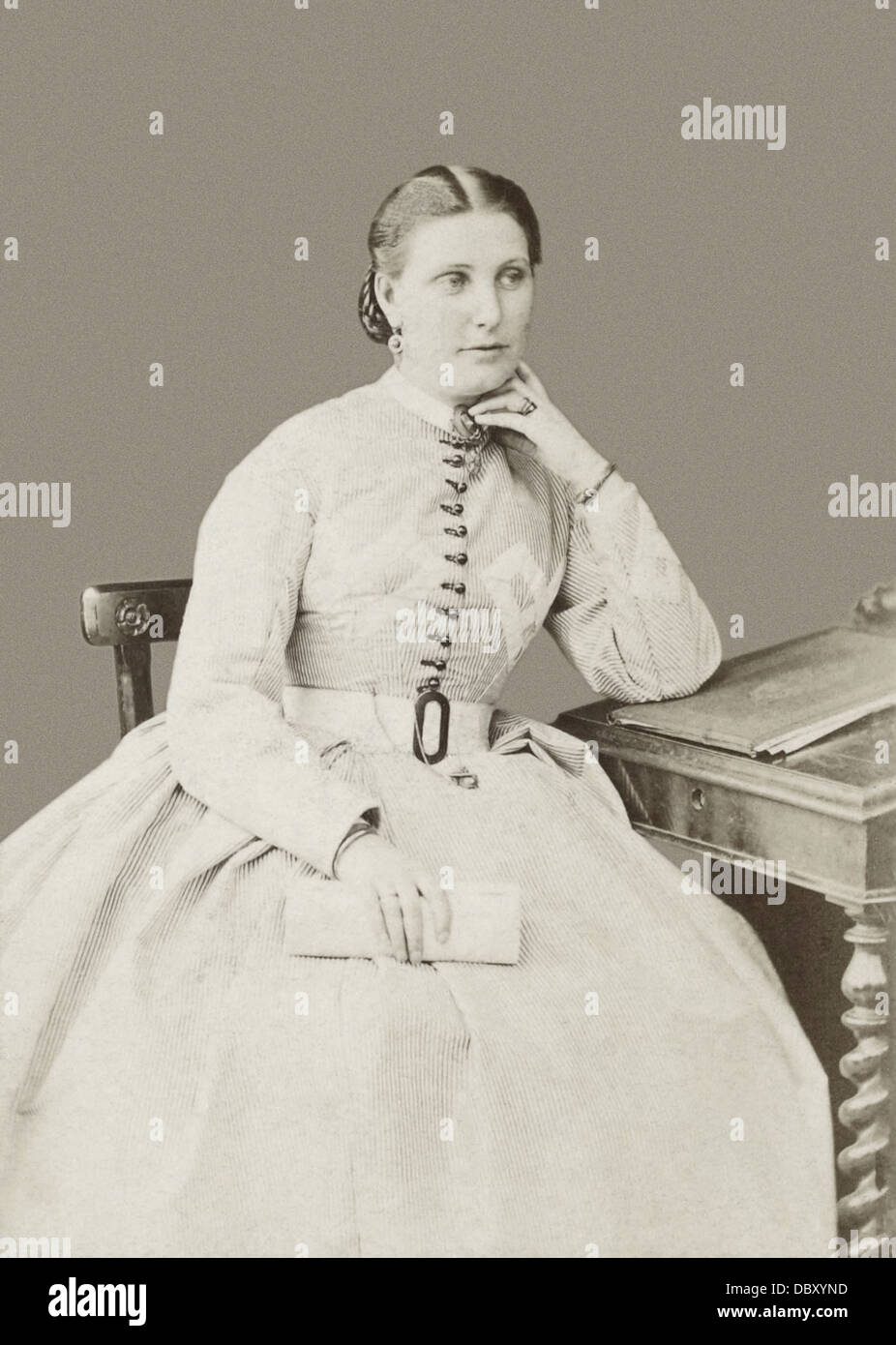 Lady Florence Baker (1841 - 1916), explorateur de l'Afrique avec son mari, sir Samuel White Baker. Banque D'Images