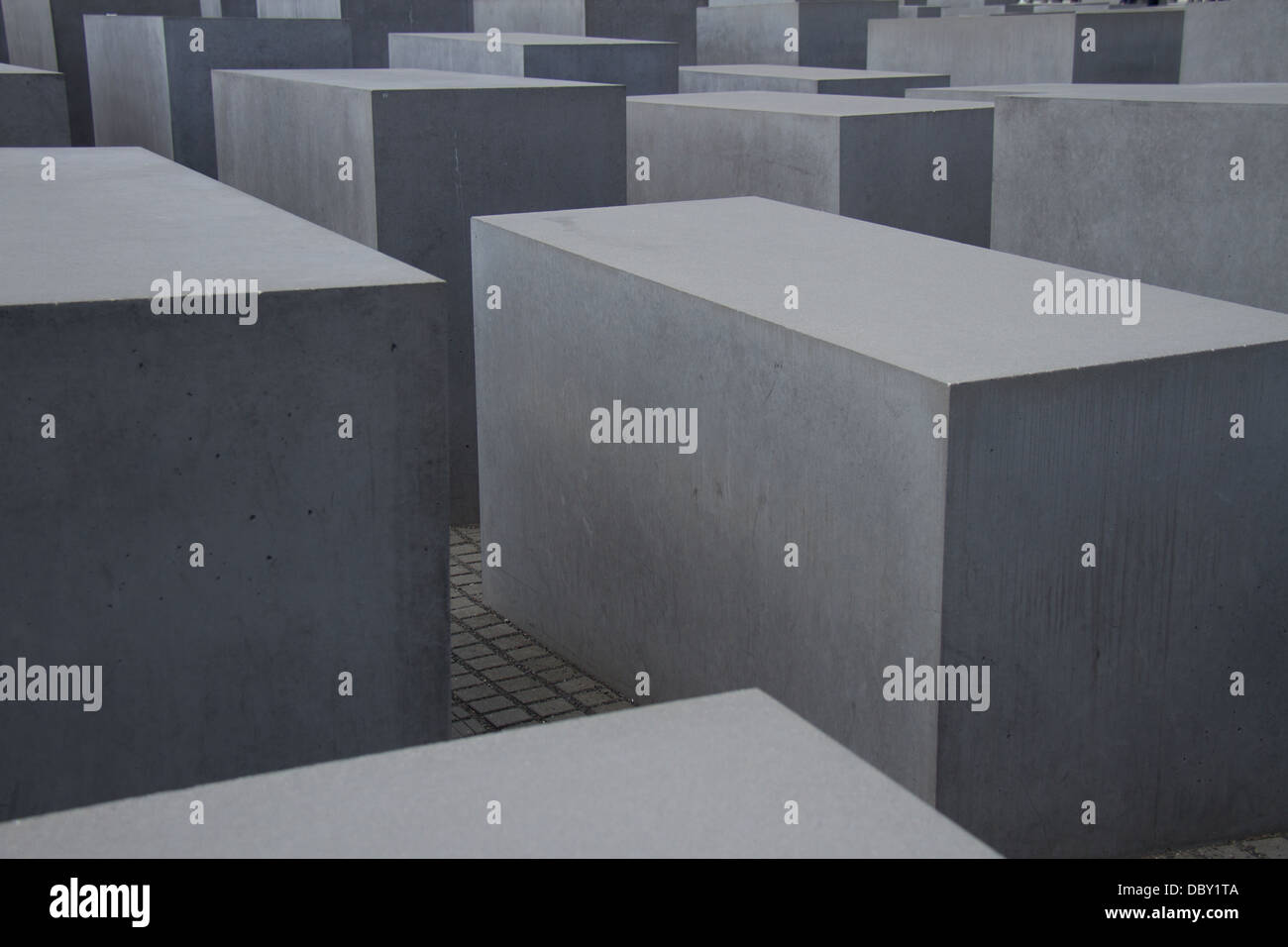 Mémorial aux Juifs assassinés d'Europe (Holocaust Memorial), Berlin, Allemagne Banque D'Images