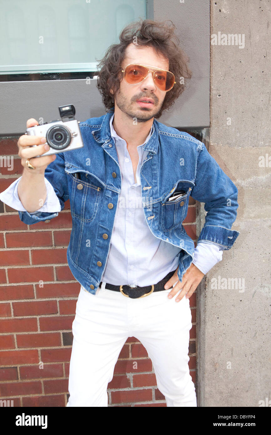 Olivier Zahm, au New York Mercedes-Benz Fashion Week Spring 2012 - Jeremy Scott. La ville de New York, USA - 14.09.11 Banque D'Images