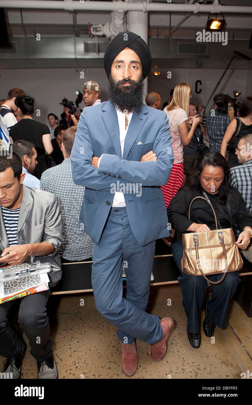 Vikram Chatwal, au New York Mercedes-Benz Fashion Week Spring 2012 - Jeremy Scott. La ville de New York, USA - 14.09.11 Banque D'Images