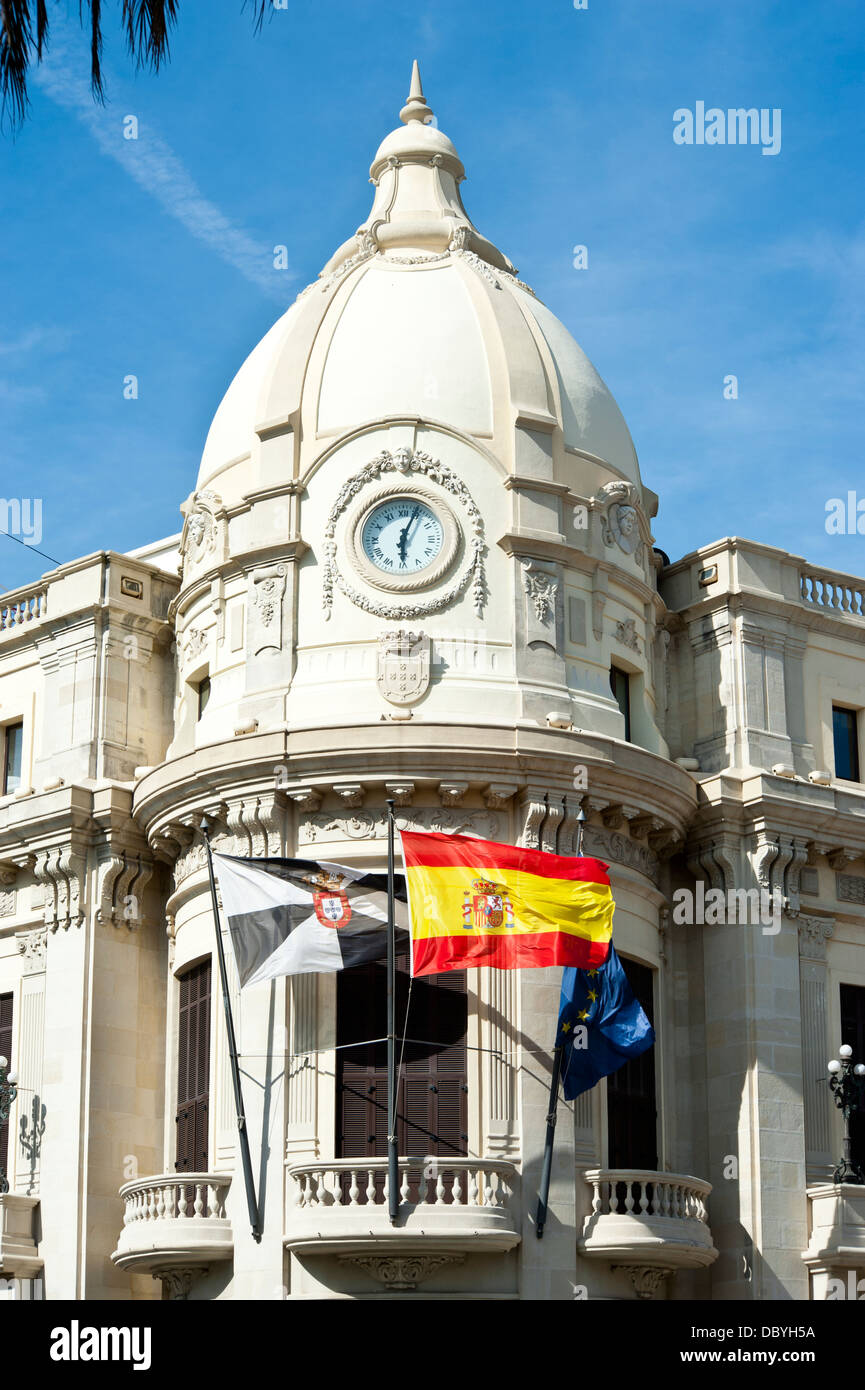 Palacio de la Asamblea ( Hôtel de Ville ) Ceuta . L'Espagne. Banque D'Images