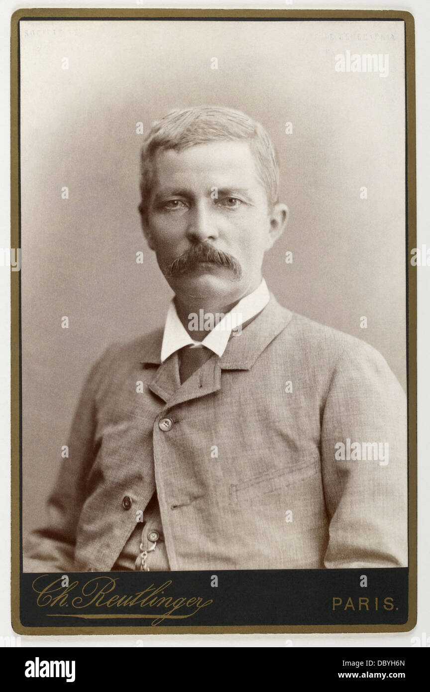 Henry Morton Stanley (1841-1904), explorateur gallois de l'Afrique centrale. Banque D'Images