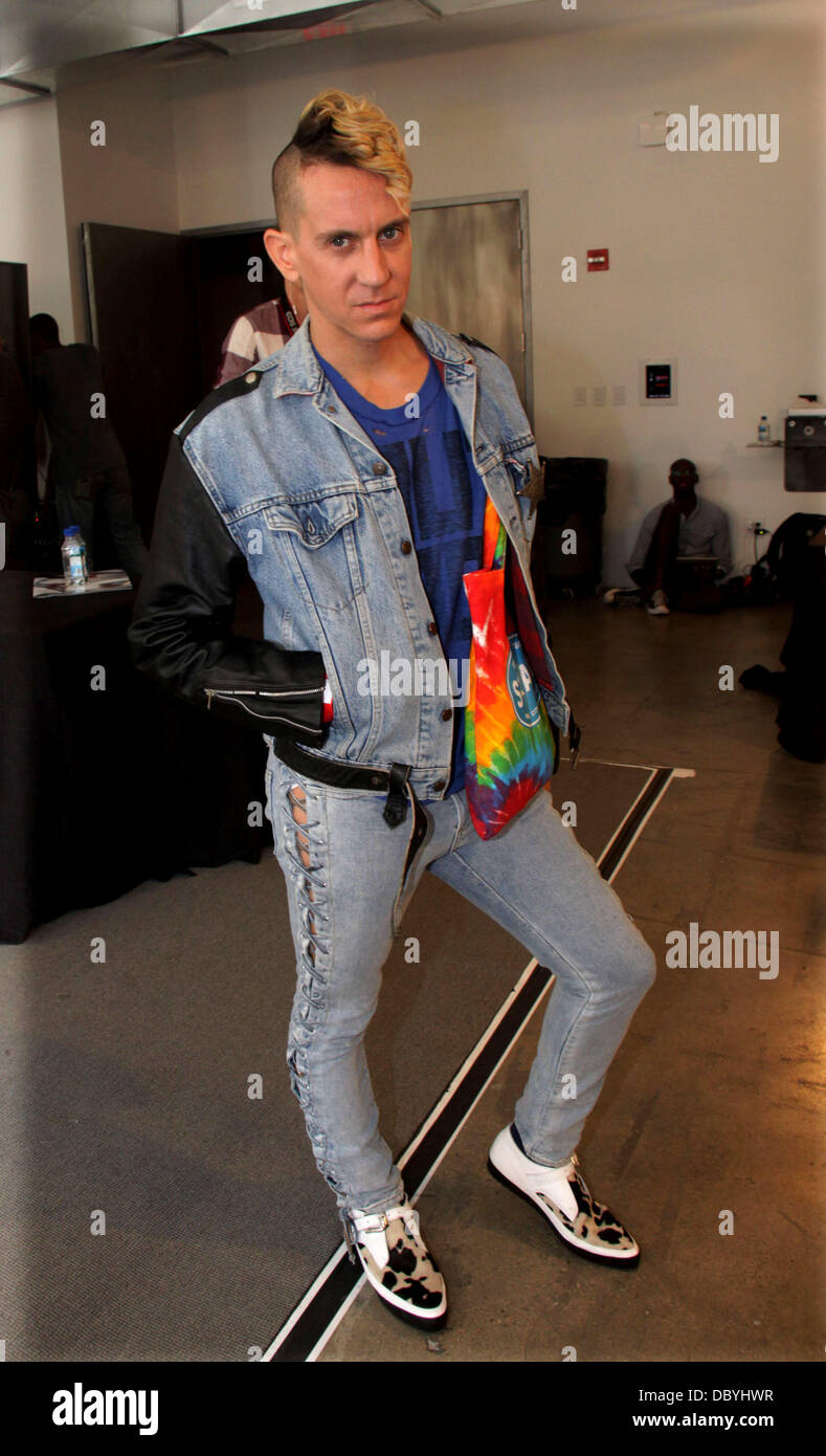 Jeremy Scott au New York Mercedes-Benz Fashion Week Spring 2012 - Jeremy Scott. La ville de New York, USA - 14.09.11 Banque D'Images