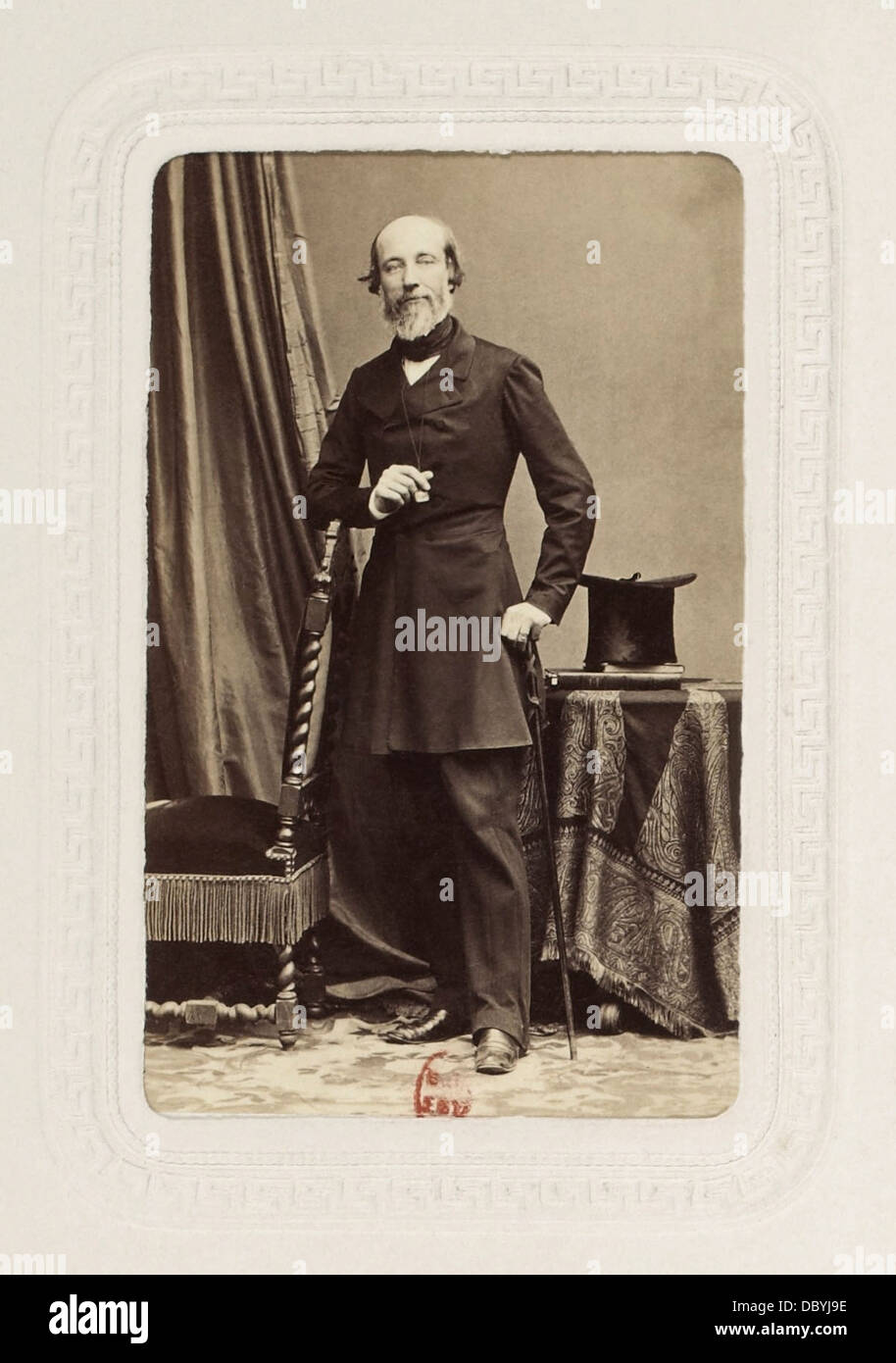 Alfred de Falloux (1811-1886), homme politique français, ministre de la deuxième République. Auteur de la loi Falloux sur l'enseignement en France, en faveur de l'enseignement catholique privé. Banque D'Images