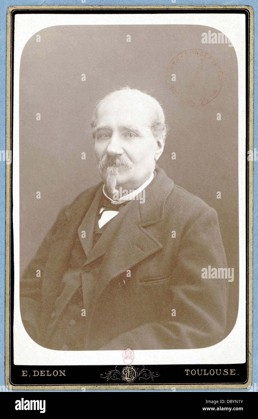 Louis-Pierre Deffès, (1819-1900), compositeur de la musique de Toulouse (France), en 1890. Banque D'Images