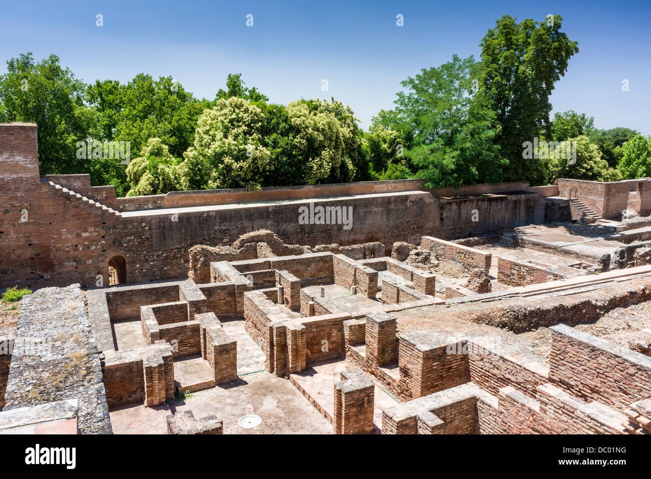 Palais de l'Alhambra à Grenade, Andalousie, Espagne du sud. Banque D'Images