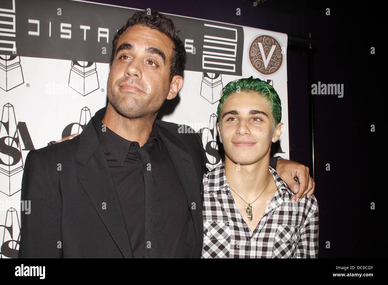 Bobby Cannavale et son fils Jake (sportifs Cannavale cheveux verts) Le Casting Society of America's 27e Artios Awards qui a eu lieu au niveau du district 36 night club - Arrivées. La ville de New York, USA - 26.09.11 Banque D'Images