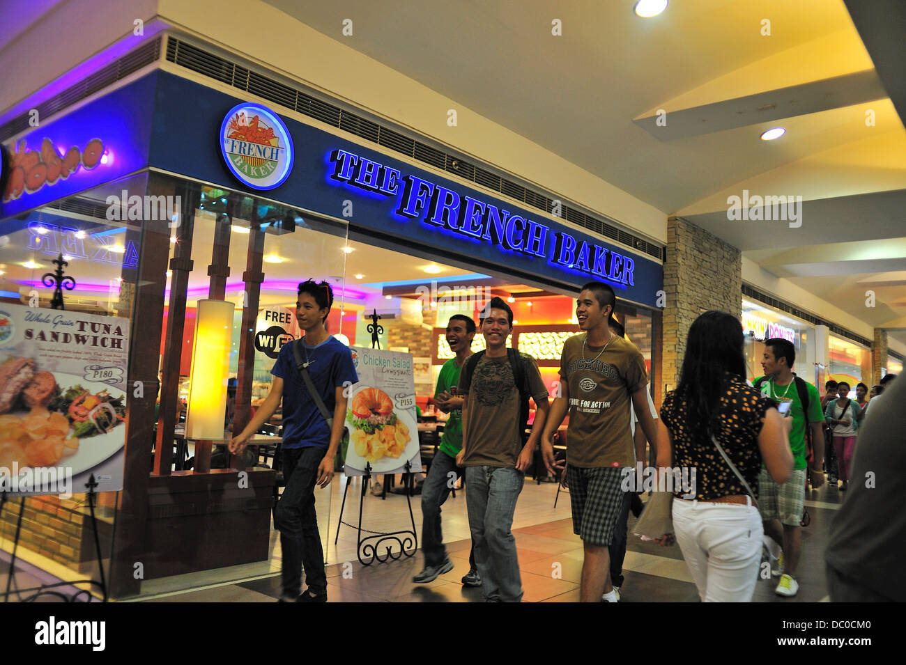 Le Boulanger Français Store dans SM City Cebu Philippines Mall Banque D'Images