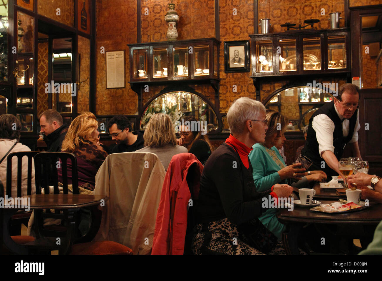 Bruxelles Belgique Europe cafe Le café restaurant du vieux monde Cirio Banque D'Images