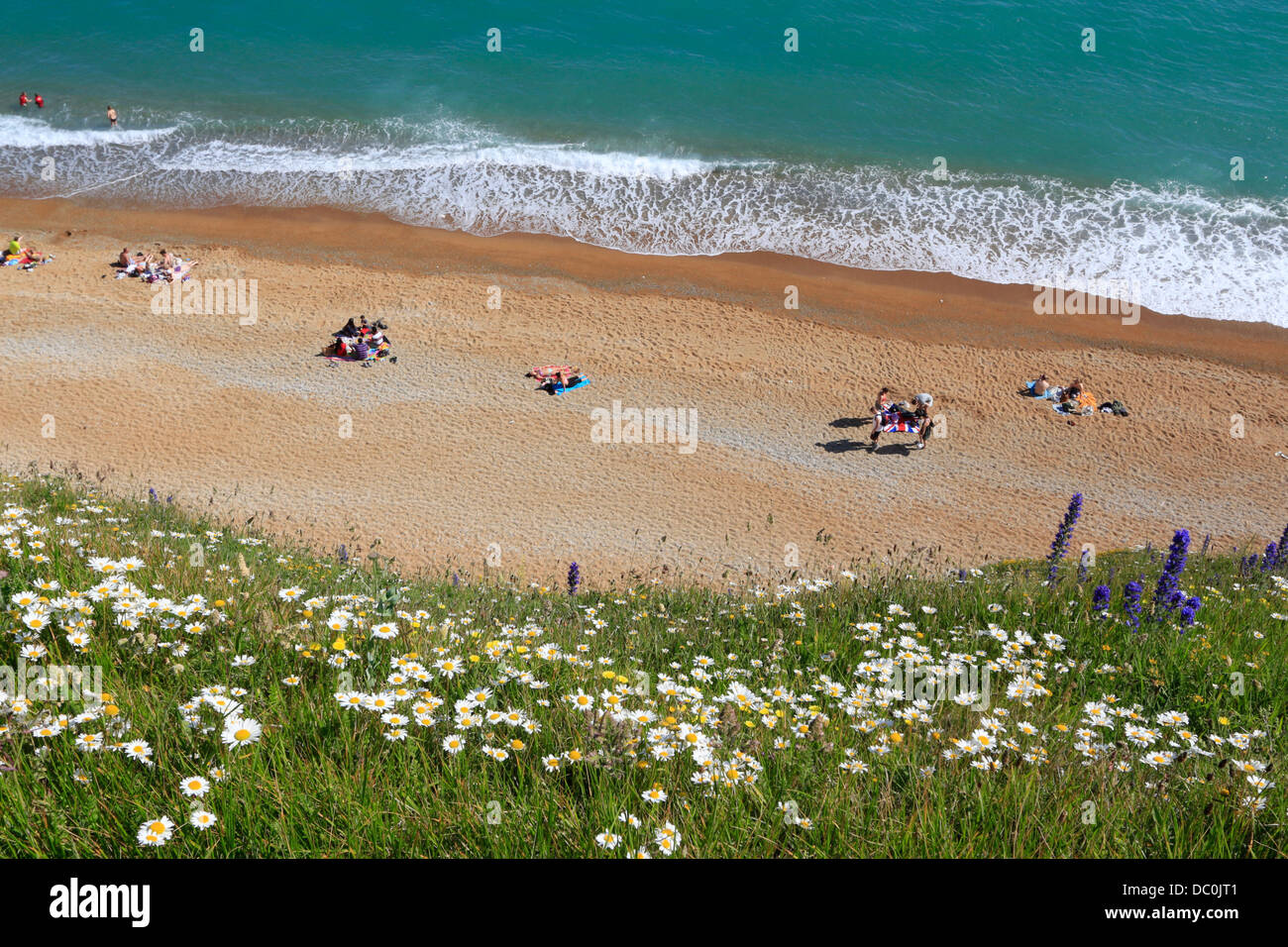 Durdle door arche calcaire naturelle sur la Côte Jurassique, près de West Dorset, Englang Lulworth en uk go Banque D'Images