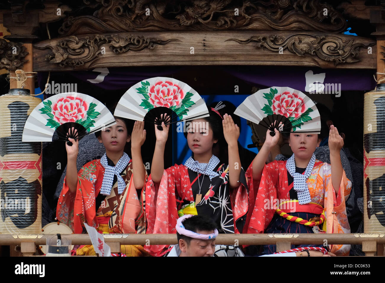 Festival japonais à Narita, Chiba Prefecture. Banque D'Images