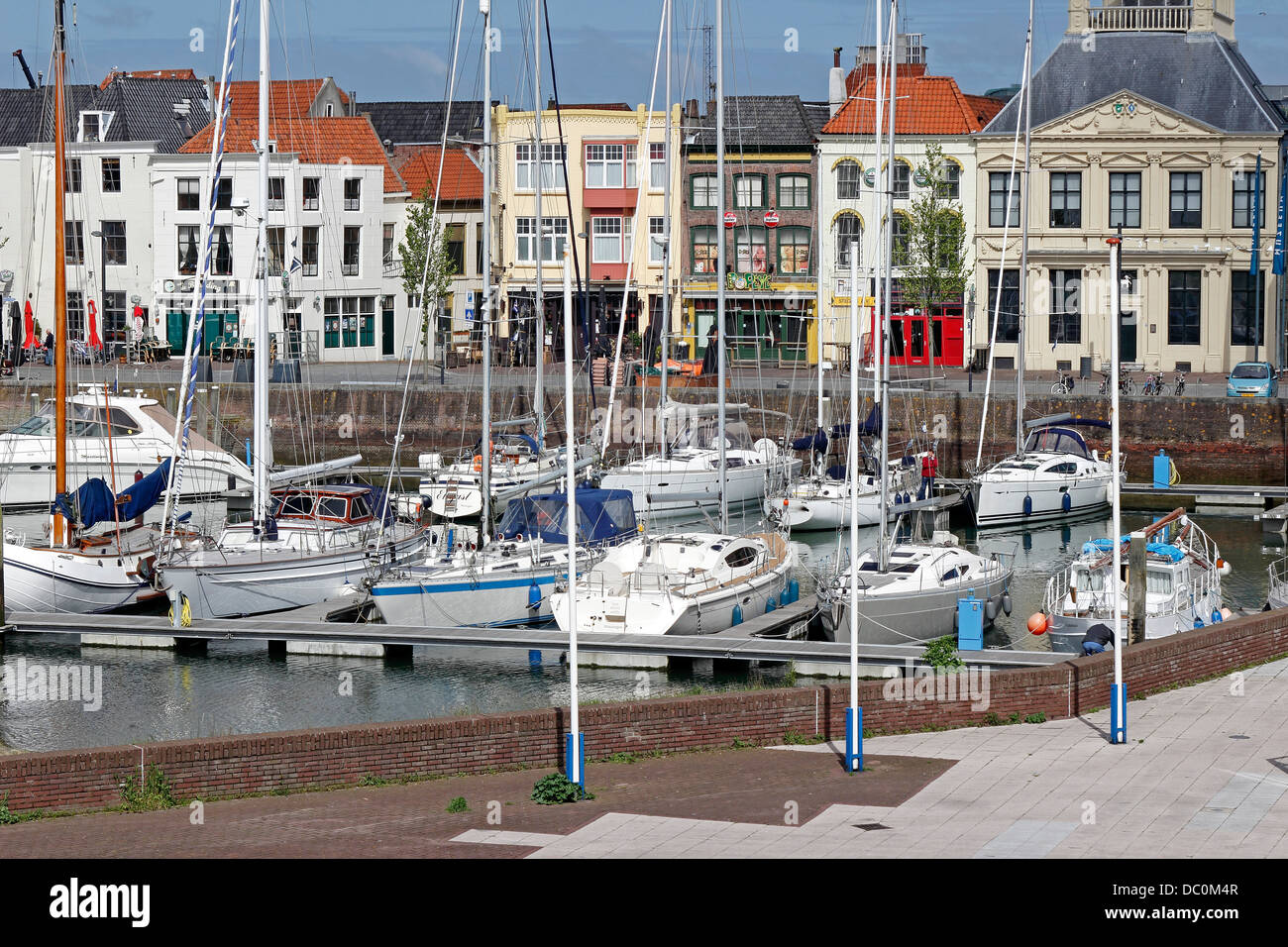 Vlissingen Hollande Pays-bas Europe presqu'île de Walcheren ville portuaire de la mer du Nord Banque D'Images