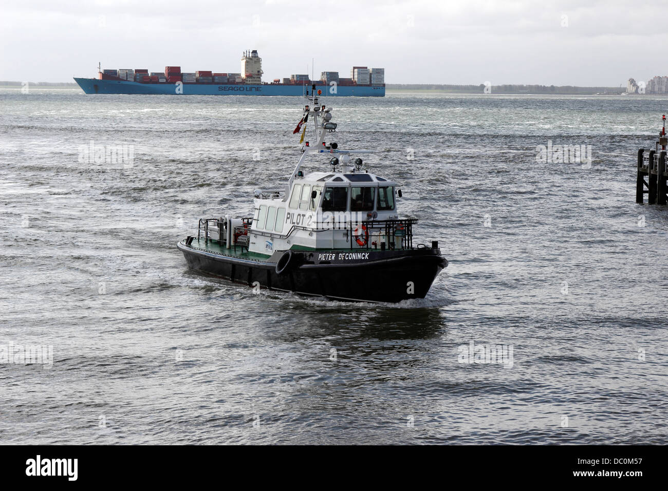 Vlissingen Hollande Pays-bas Europe presqu'île de Walcheren ville portuaire de la mer du Nord Banque D'Images