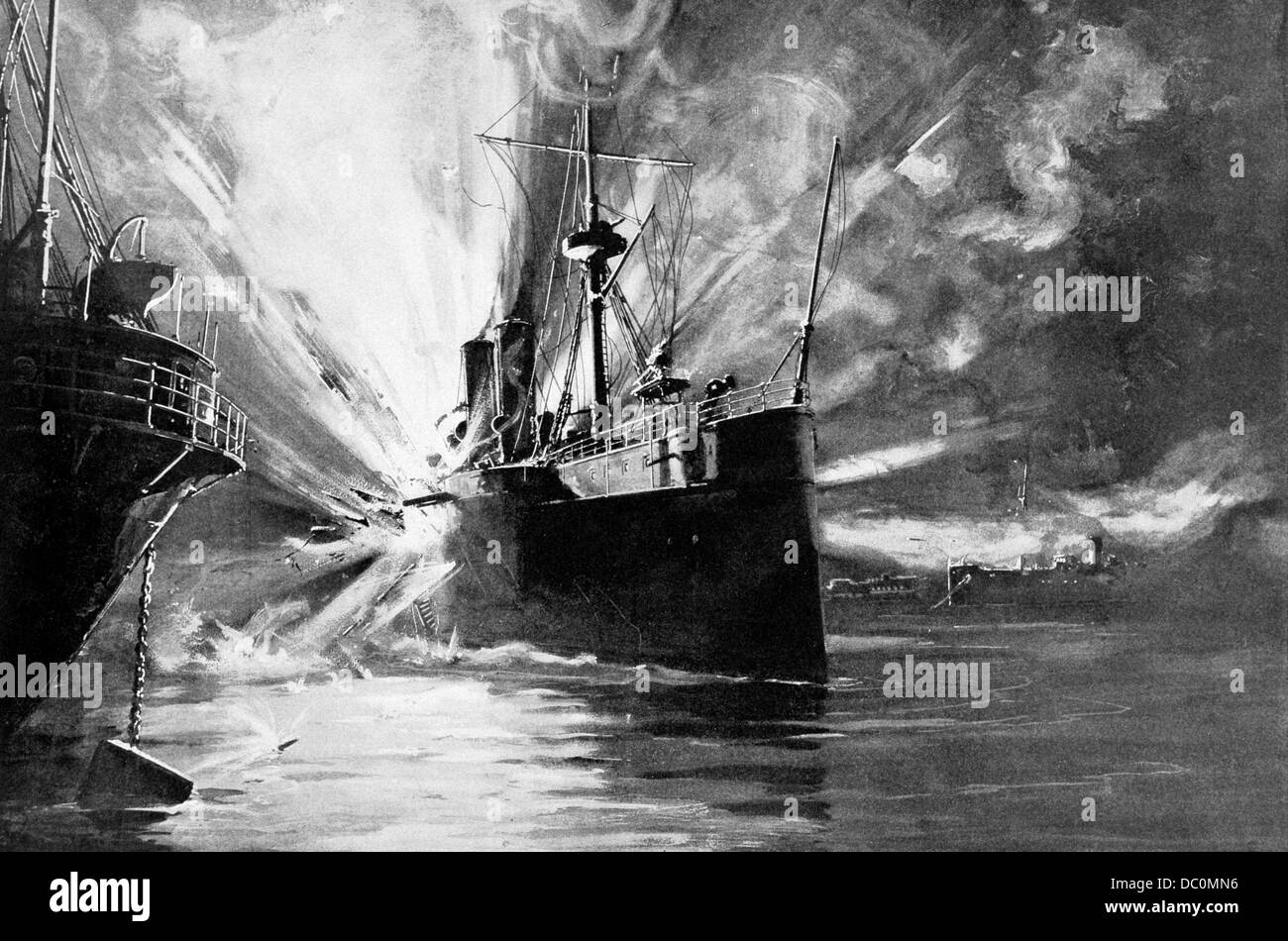 1890 USS MAINE COULÉ PAR MYSTÈRE EXPLOSION HAVANE CUBA FÉVRIER 1898 SPANISH AMERICAN WAR SE SOUVENIR DE LA MAINE Banque D'Images