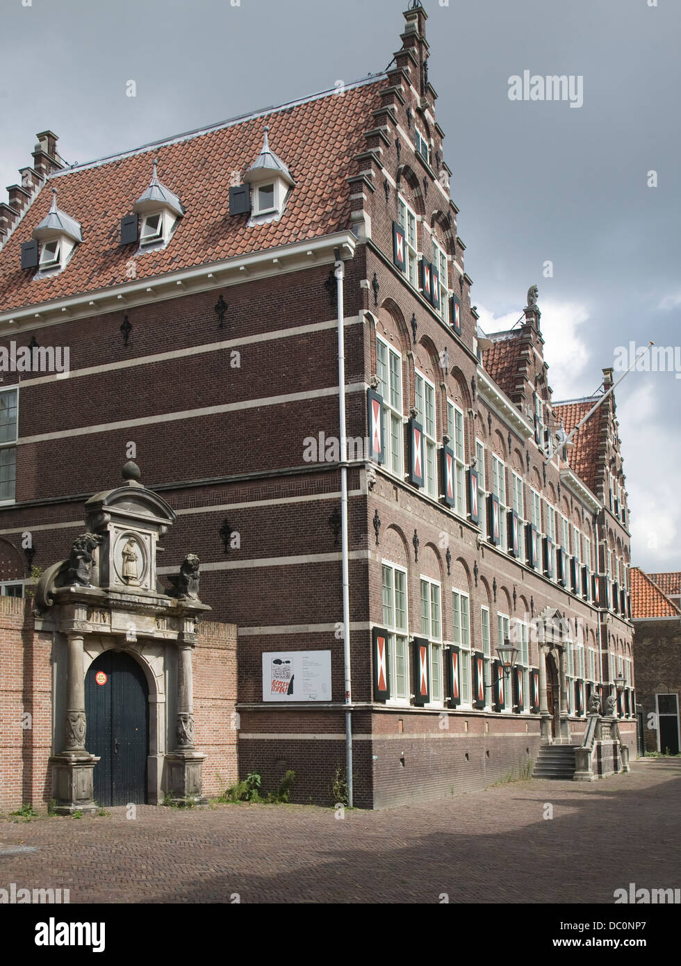 Bâtiment de l'école historique Staten-School Hofstraat Dordrecht, Pays-Bas Banque D'Images