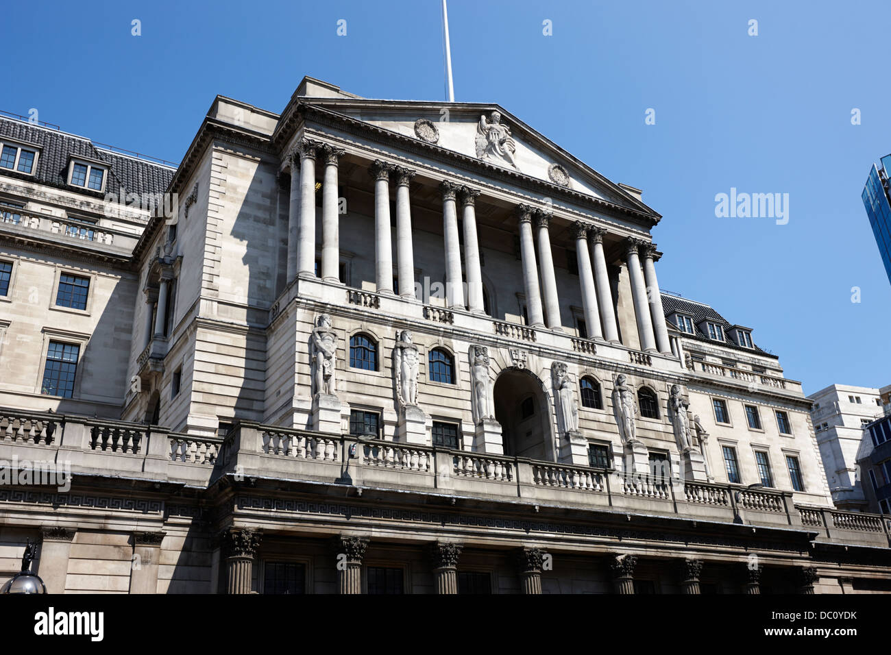 Siège de la banque d'angleterre Threadneedle Street London England uk Banque D'Images