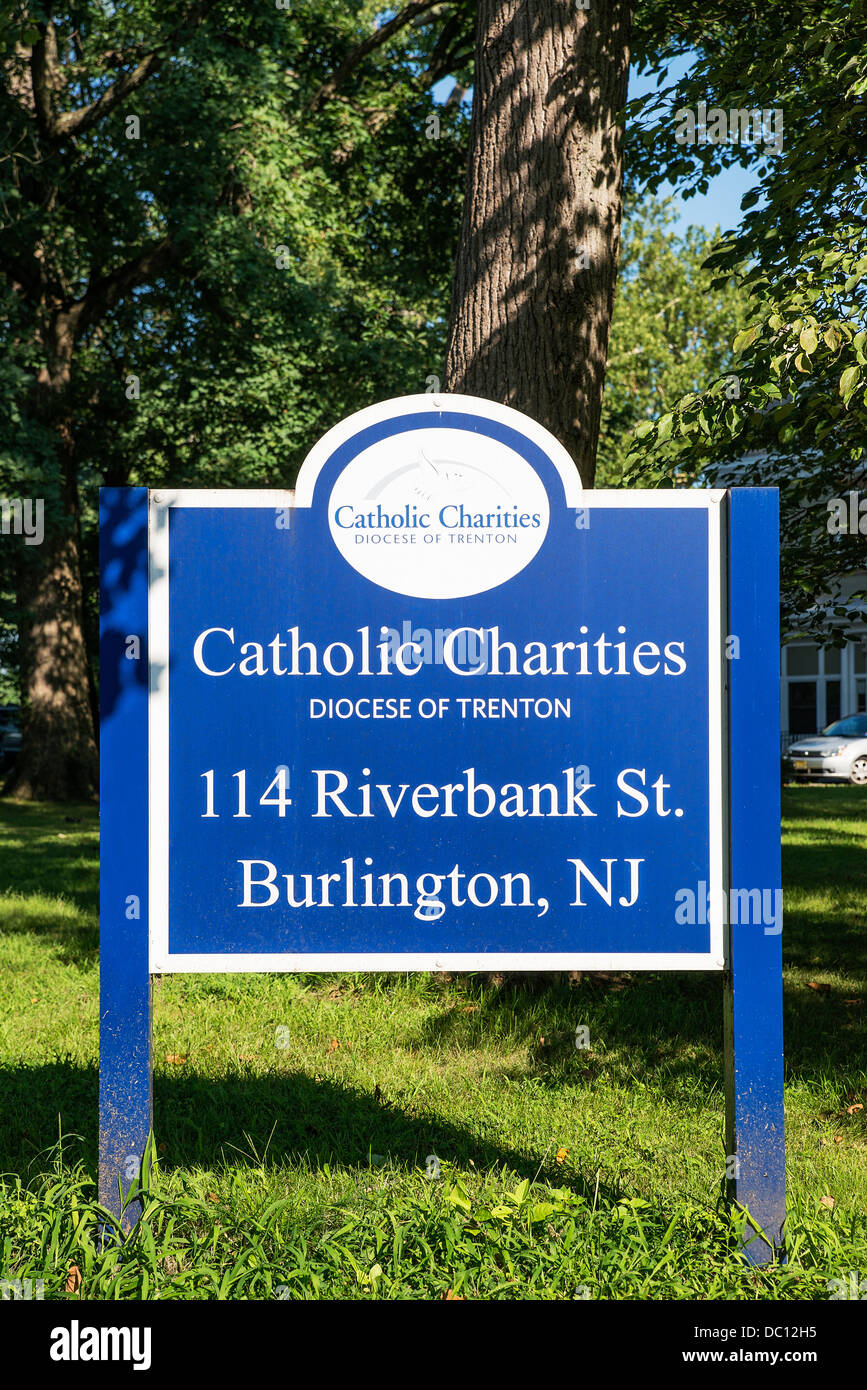 Les organismes de bienfaisance, Agence catholique Diocèse Trenton, Burlington, New Jersey, USA Banque D'Images