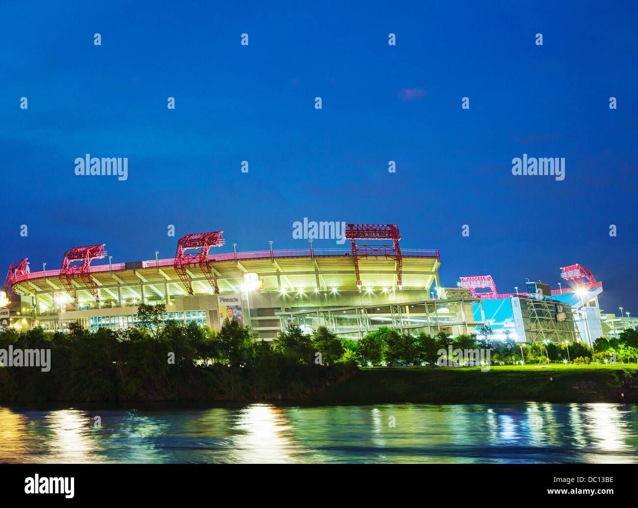 LP Field tôt le matin à Nashville sur Mai 02, 2013. Le stade est le domaine de l'accueil de l'NFL Tennessee Titans. Banque D'Images