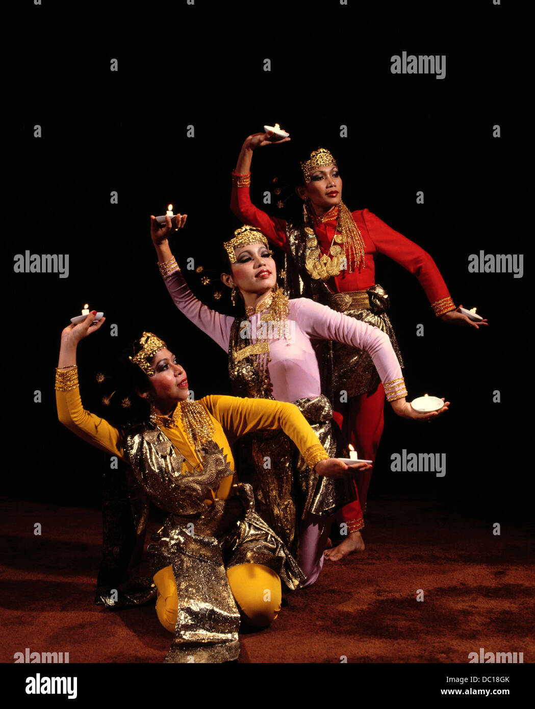 Bougie malais de la danse. La Malaisie Photo Stock - Alamy