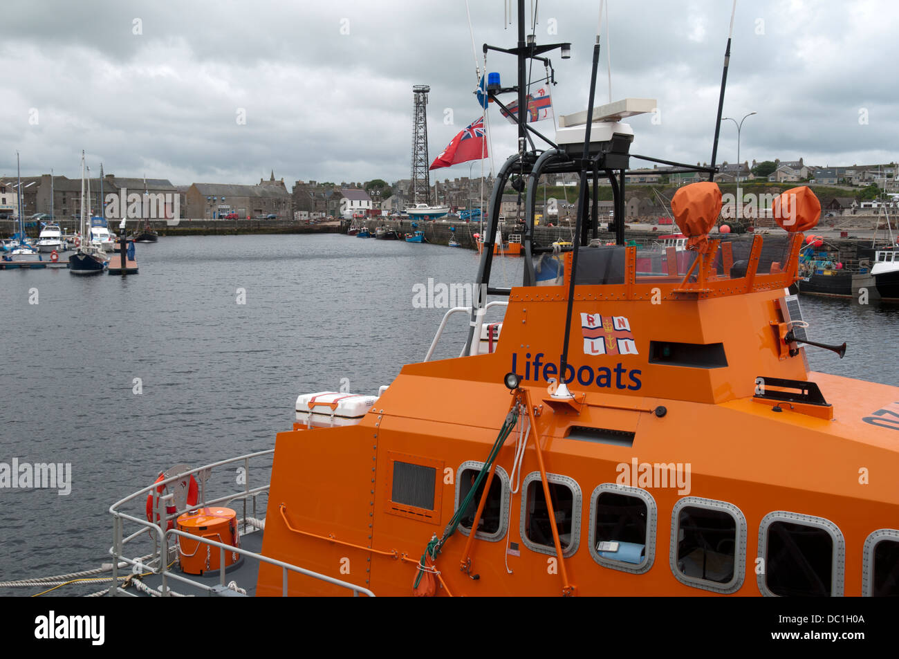 L'embarcation au port de Wick, Caithness, Ecosse, Royaume-Uni Banque D'Images