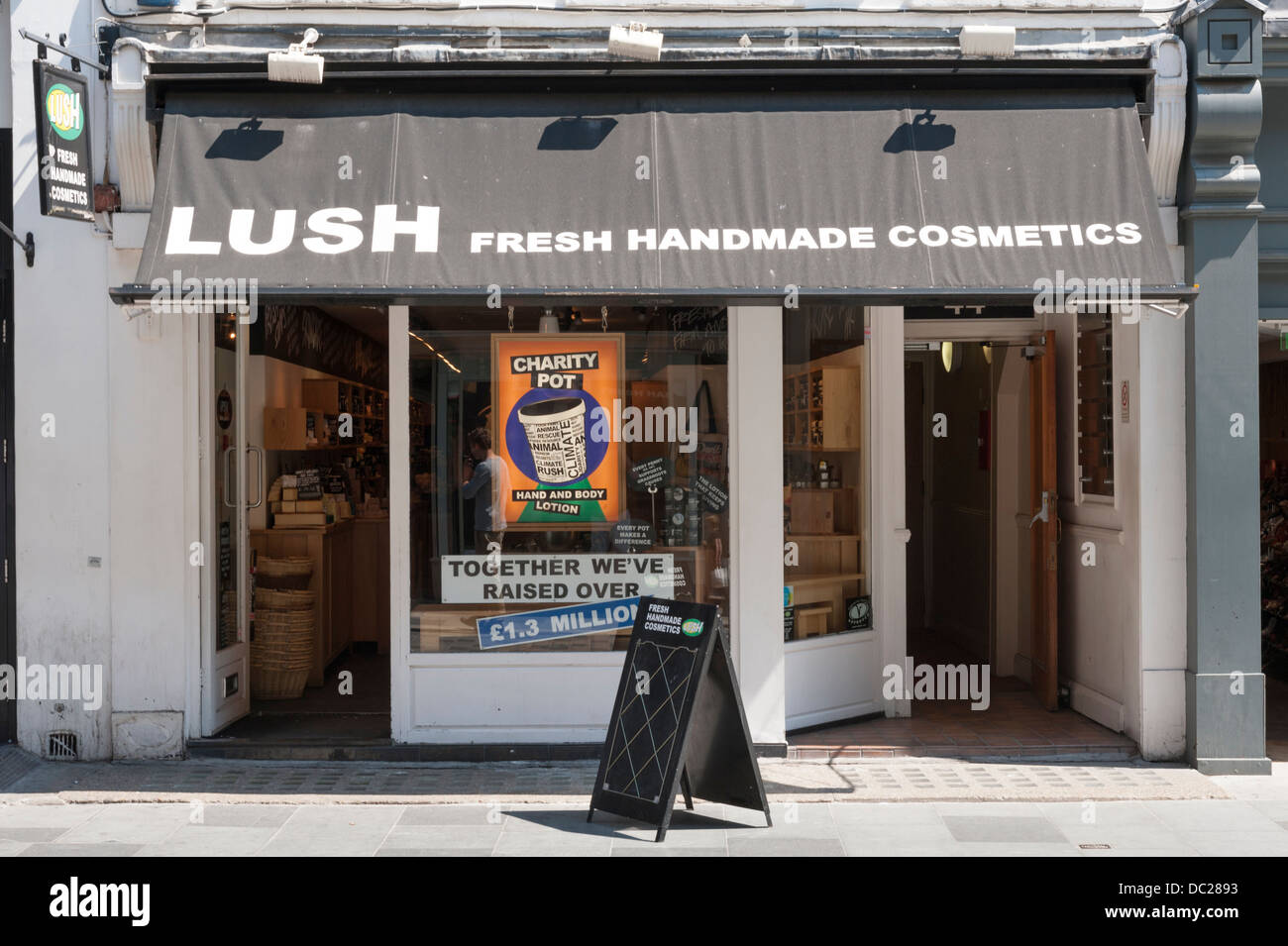 Handmade Cosmetics Lush shop South Molton Street London UK Banque D'Images
