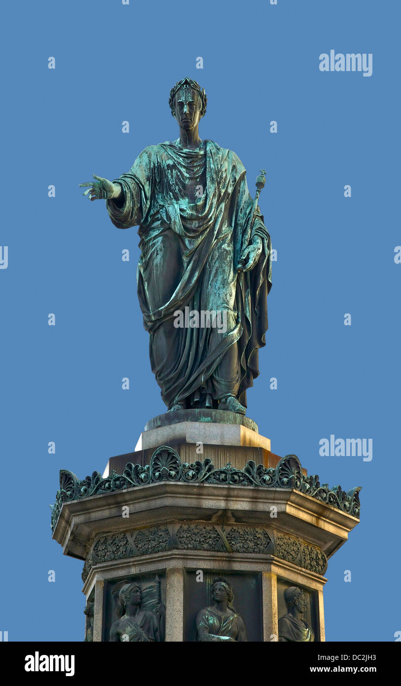 Statue de l'empereur François II (I), la Hofburg, Vienne, Autriche. Banque D'Images