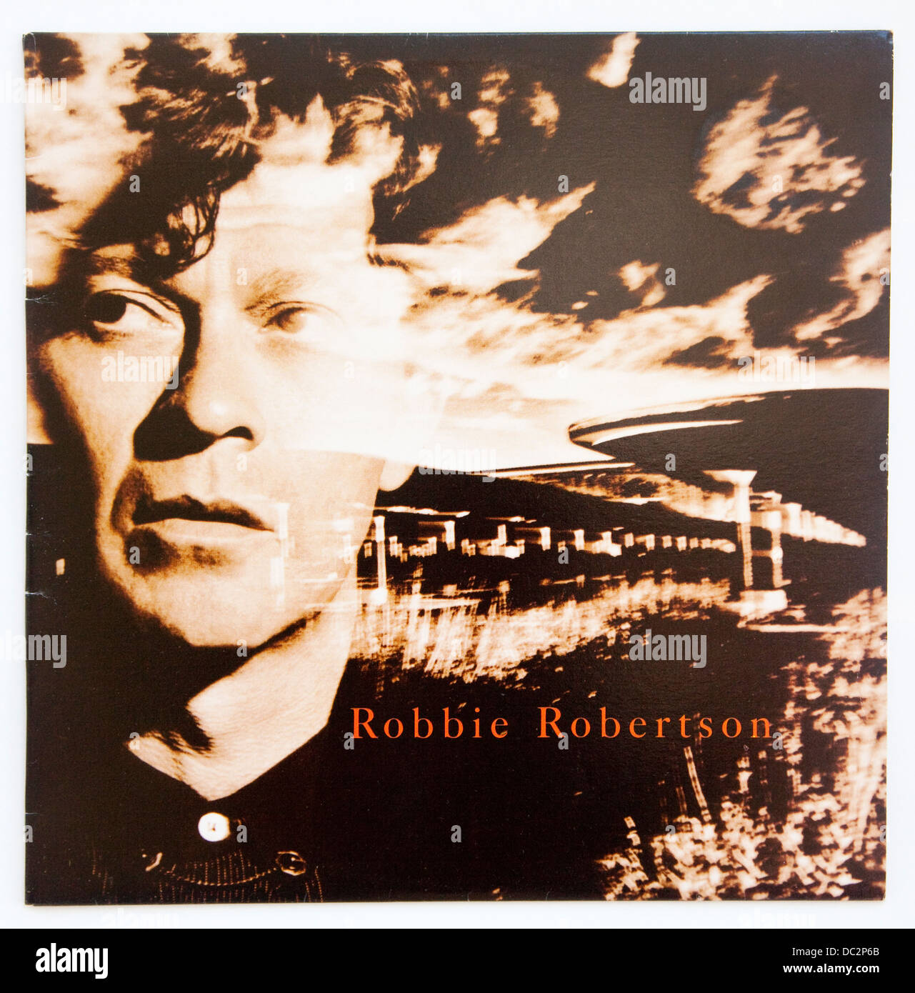 Robbie Robertson - Auto-titré, 1987 album sur Geffin Records - usage éditorial seulement Banque D'Images