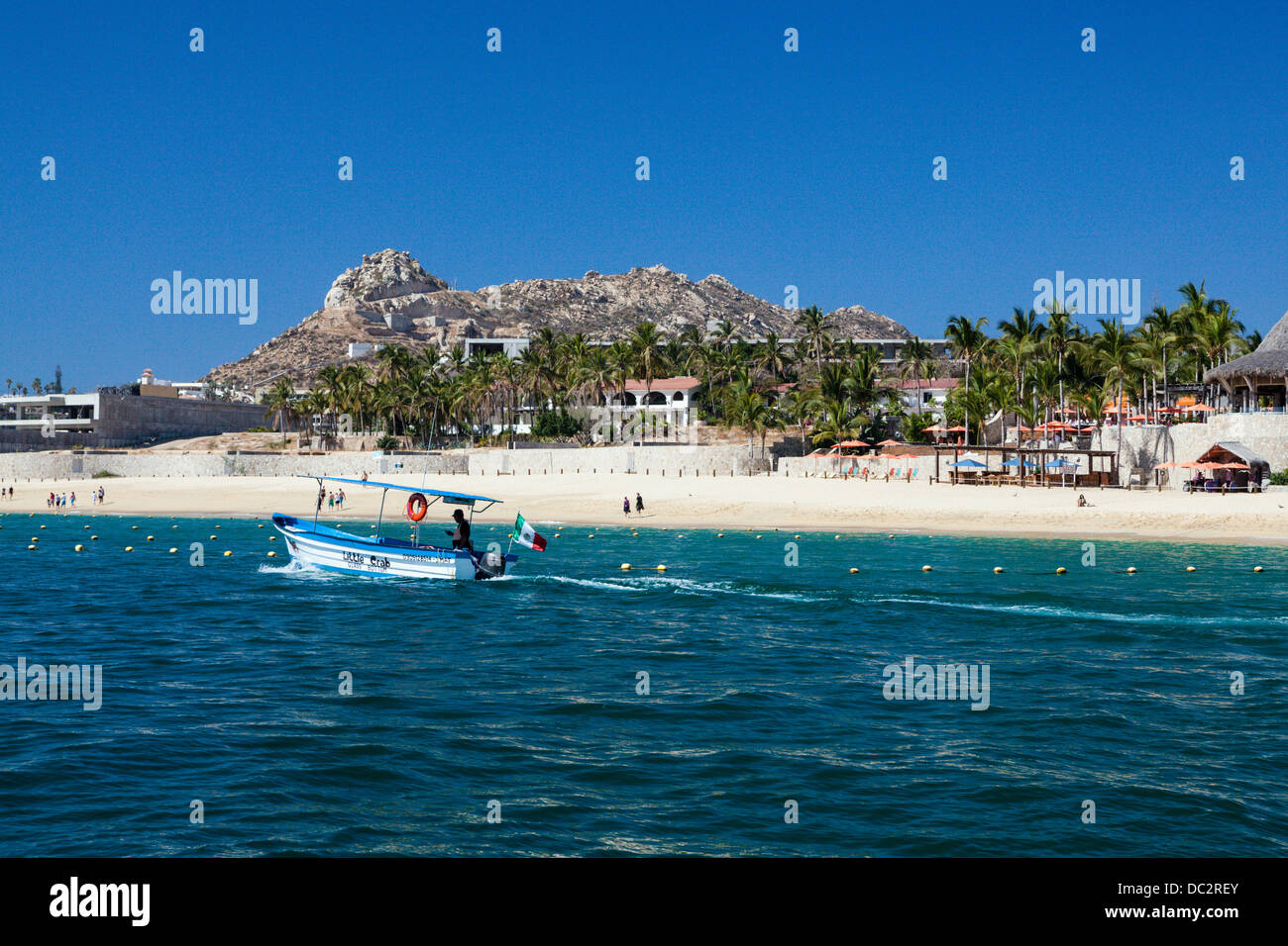 Medano plage de Cabo San Lucas, Cabo San Lucas, Baja California Sur, Mexique Banque D'Images