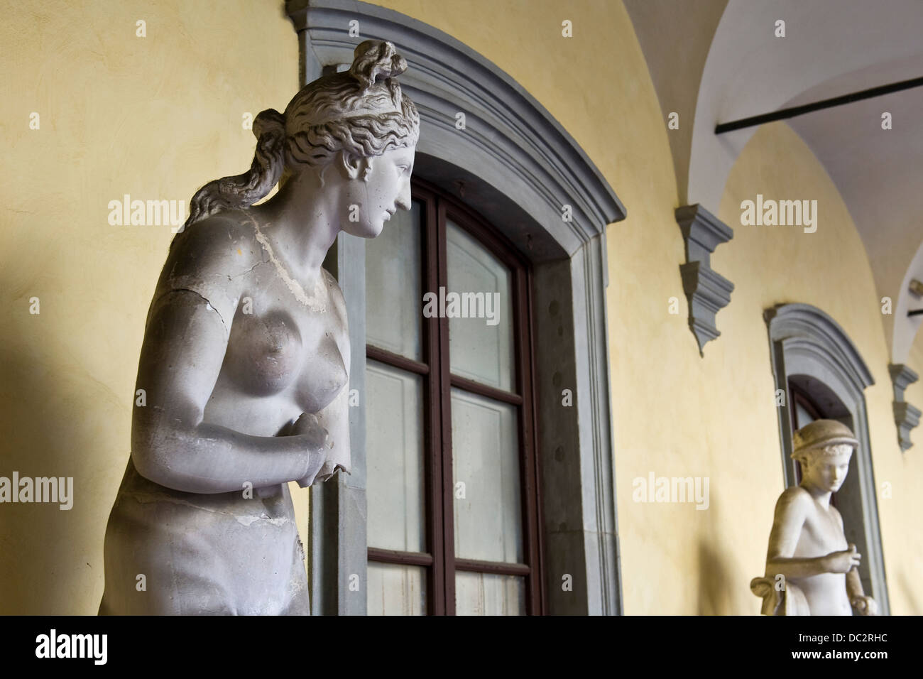 Italie, Toscane, Florence, Académie des beaux-arts Banque D'Images