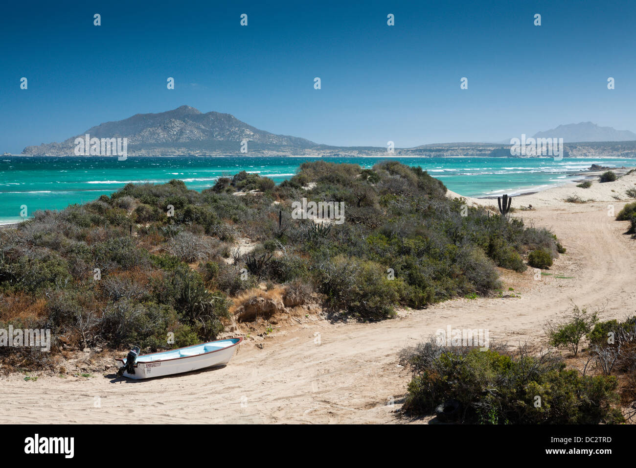 Plage de Cabo Pulmo, Cabo Pulmo, Baja California Sur, Mexique Banque D'Images