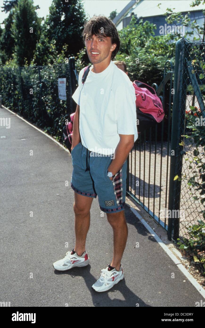 GORAN IVANISEVIC.Wimbledon à Londres 1994.Fourni par Photos, inc.(Image Crédit : © Fourni par Globe Photos, Inc/Globe Photos/ZUMAPRESS.com) Banque D'Images