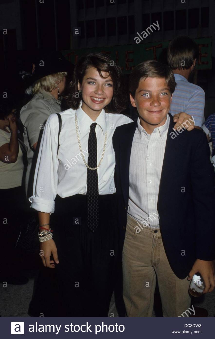 JASON BATEMAN avec Justine Bateman.c0669.(Image Crédit