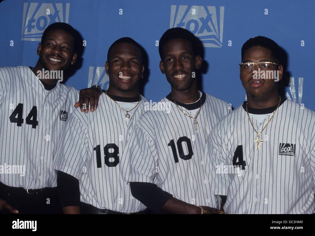 BOYZ II MEN 1993.l6596mf.(Image Crédit : © Michael Ferguson/Photos/ZUMAPRESS.com) Globe Banque D'Images