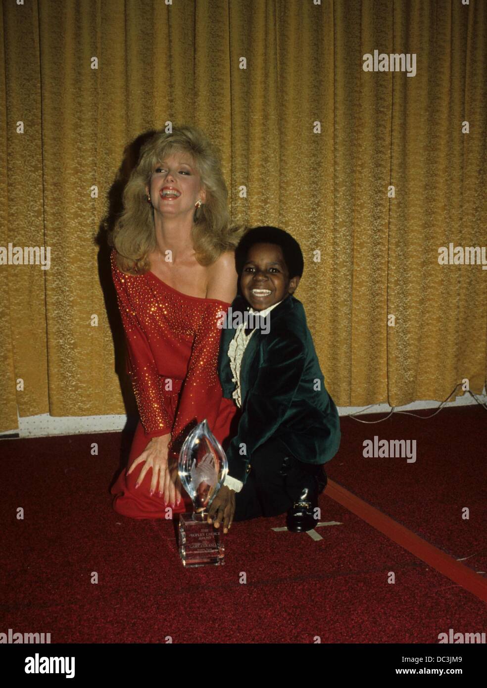 GARY COLEMAN Morgan Fairchild 1983.(Image Crédit : © Michelson/Globe Photos/ZUMAPRESS.com) Banque D'Images