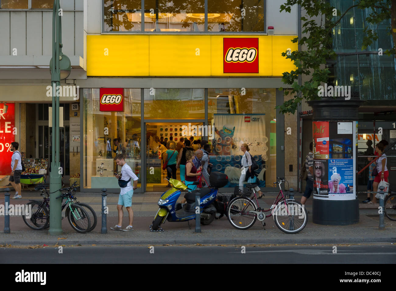 Boutique LEGO à Kurfuerstendamm. Banque D'Images
