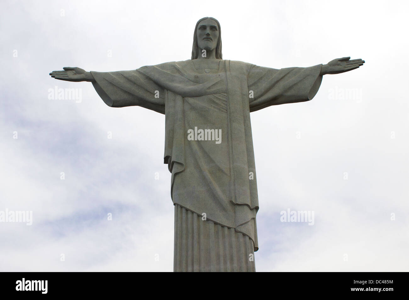 La statue du Christ Rédempteur, Rio de Janeiro, Brésil, juin 2013. Banque D'Images