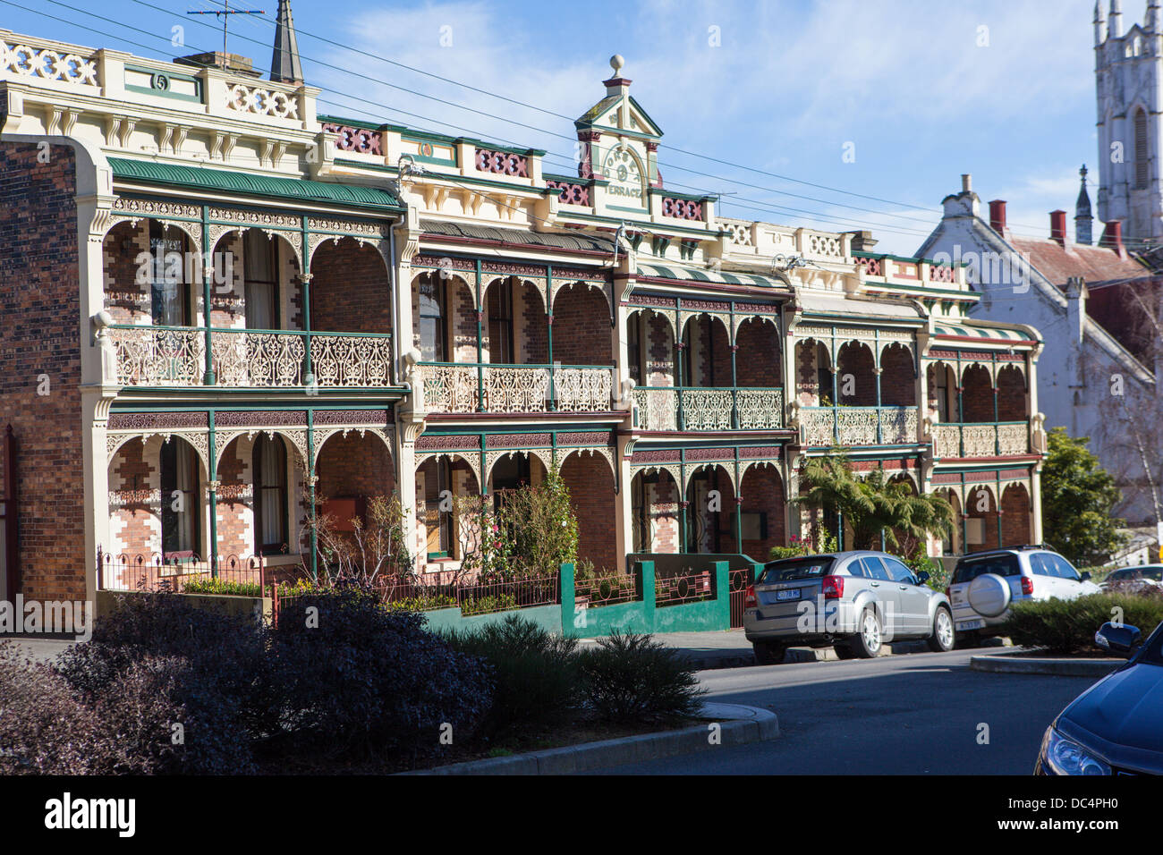 maisons de terrasse Banque D'Images
