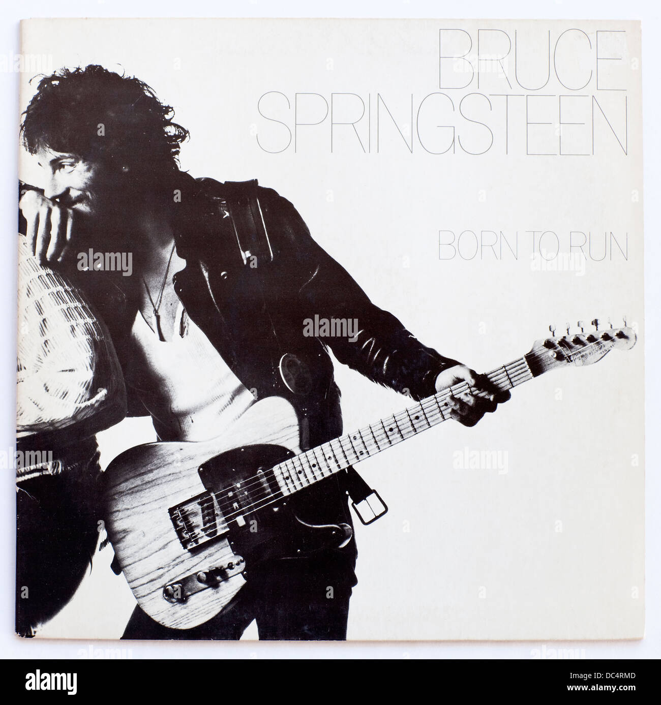 Bruce Springsteen - Born to Run, 1975 album sur CBS - usage éditorial uniquement Banque D'Images