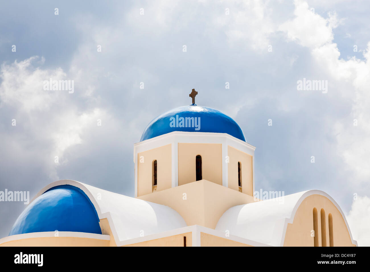 St George Church (Ekklisia) Agios Georgios Oia Santorini Grèce Europe Banque D'Images
